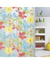 Spirella 1210617 Plastic Curtain with Colourful GUAPA Design 180 x 200 cm, White, Standard