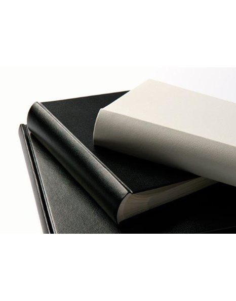 Walther design FA-501-B Charm artificial leather book bound album, 11.75 x 11.75 inch (30 x 30 cm), 50 black pages, black