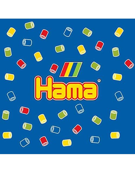 Hama 10.8540 1,400 Maxi Beads in Tub Solid Mix