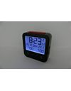 TFA Dostmann 60.2528.01 BINGO wireless alarm clock, black / red