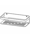 Tiger Caddy Shower Basket, Stainless Steel Brushed, 24 x 10.6 x 7 cm