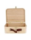Artemio Wooden Suitcase 23 x 17 x 9 cm, Beige