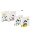 Walther design FA-267-1 Fee kindergarden book bound children album with laminated art paper, 11 x 12 inch (28 x 30.5 cm), 50 white pages