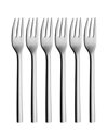 WMF 1291376040 Fruit Knife and Fork Set of 13 for 6 People Nuova Cromargan Stainless Steel Polished Silver 25.3 x 12.5 x 3 cm
