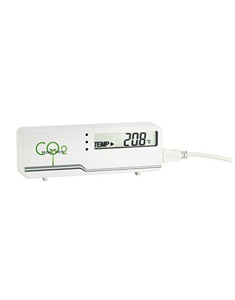 TFA Dostmann CO2 Monitor, White, L145 x B62 x H68 mm