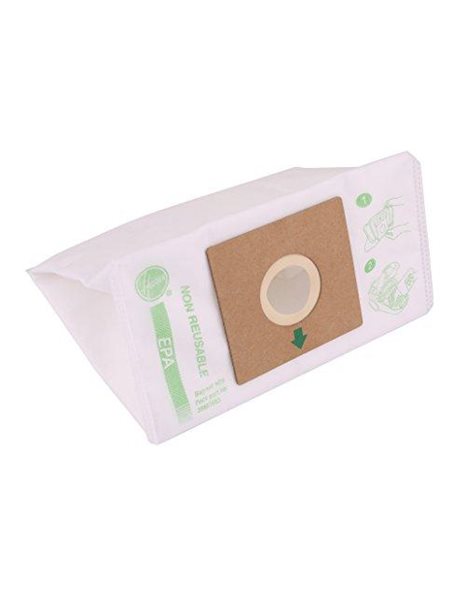 Hoover 35601663 H75 Acube Disposal Bags, White