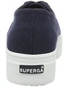 Superga Women's 2730-cotu Gymnastics Shoes, Blue Navy Fwhite F43, 5.5 UK