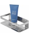 Tiger Caddy Shower Basket, Stainless Steel Brushed, 24 x 10.6 x 7 cm