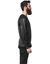 Urban Classics Men's Raglan Leather Imitation Crew Sweater