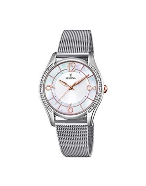 Festina Womens Analogue Quartz Watch with Stainless Steel Strap F20420/1
