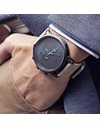MVMT Men's Analogue Quartz Watch with Leather Calfskin Strap D-MC02-GML