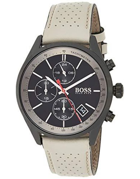 Hugo Boss Men's Chronograph Quartz Watch with Leather Strap 1513562