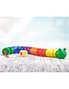 Selecta 63005 Educational Game Threading Caterpillar, Multicoloured