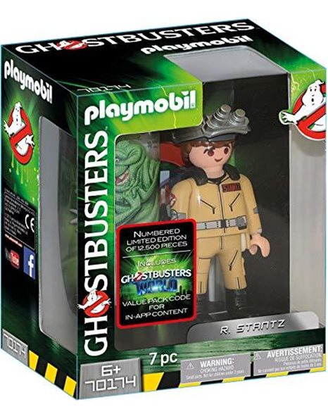 Playmobil Ghostbusters 70174 Collection Figure R. Stantz for Children Ages 6+