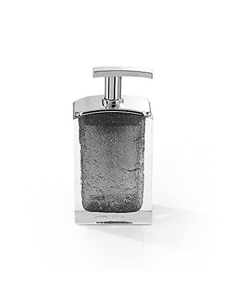 Gedy Antares Soap Dispenser, Resin, Grey, 6.2Β x 8Β x 15.5