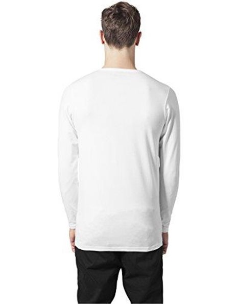 Urban Classics Men's Fitted Stretch L/S Tee Longsleeve T-Shirt