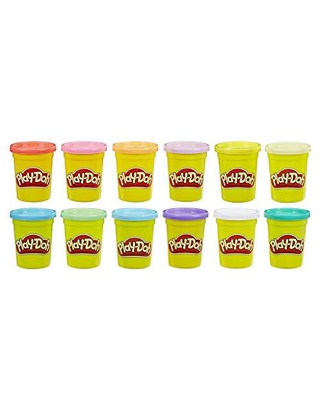 Play-Doh Bulk Spring Colours 12-Pack of Non-Toxic Modelling Compound
