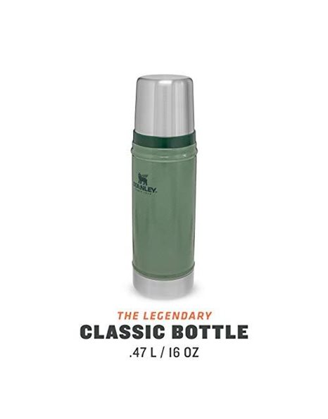 STANLEY Classic Legendary Bottle 0.47l / 16oz Hammertone Green Vacuum, 0.47 L