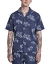 Urban Classics Men's Pattern Resort Shirt Casual