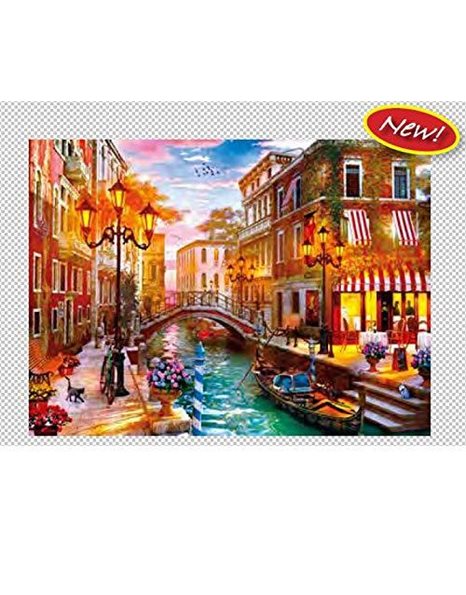 Clementoni - 35063 - Collection Puzzle for Children and Adults-Sunse Over Venice-500 Pieces