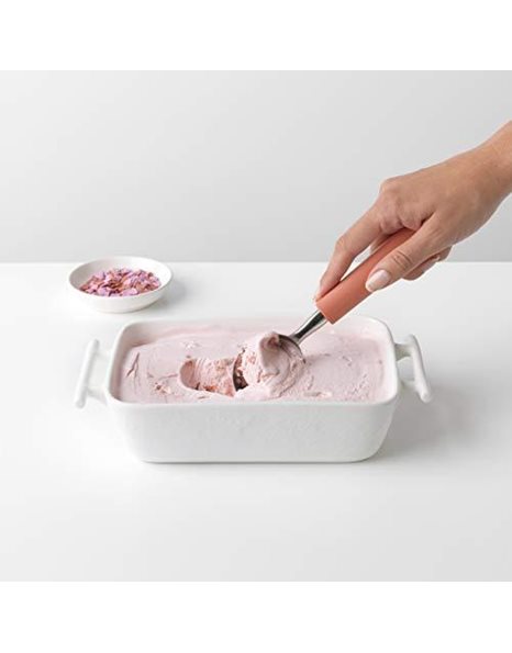Brabantia 121784 Tasty+ Ice Cream Scoop, Terracotta Pink