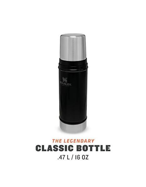 STANLEY Classic Legendary Bottle 0.47l / 16oz Matte Black Vacuum, 0.47 L