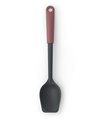Brabantia 122743 Tasty+ Serving Spoon Plus Scraper, Grape Red