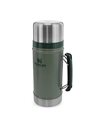 Stanley Classic Legendary Jar BPA Free Stainless Steel Food Thermos-Hot for 20 Hours, Hammertone Green, 0.94L