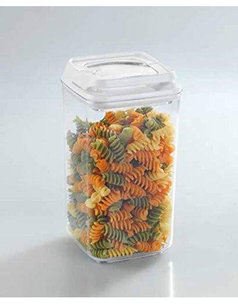 Wenko Turin Storage Box 1.20 LFresh Boxes, Airtight, Capacity: 1.2 L, Polystyrene, 10 x 19.5 x 10 cm