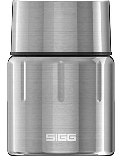 SIGG Gemstone Food Jar Selenite (0.5 L), Insulated Food Container for the Office, School, and Outdoors, 18/8 Stainless Steel Thermo Container