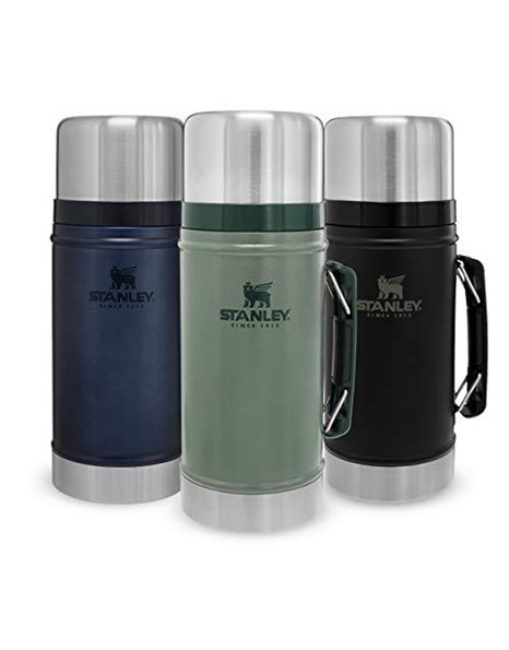 Stanley Classic Legendary Jar BPA Free Stainless Steel Food Thermos-Hot for 20 Hours, Hammertone Green, 0.94L