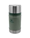 Stanley Classic Legendary Jar BPA Stainless Steel Food Thermos-Hot for 15 Hours, Hammertone Green, 0.7L