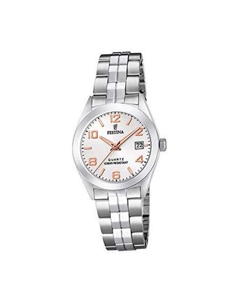 Festina Womens Analogue Quartz Watch with Stainless Steel Strap F20438/4