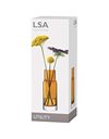 LSA UT86 Utility Vase H19 cm Amber