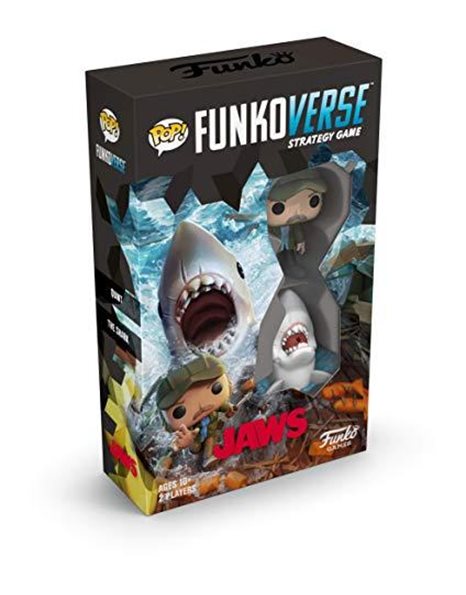 Funko Games Funko POP! Funkoverse: Jaws 100-Expandalone Strategy Board Game - Light Strategy Board Game for Children & Adults (Ages 10+) - 2-4 Players - Collectable Vinyl Figure - Gift Idea