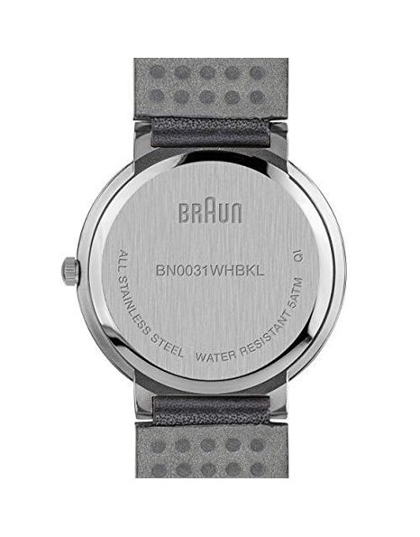 Braun Women Analog Quartz Watch with Leather Strap BN0031WHBKL